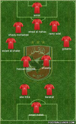 Al-Ahly Sporting Club Formation 2013