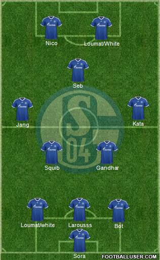 FC Schalke 04 Formation 2013