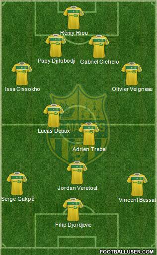 FC Nantes Formation 2013