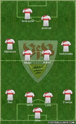 VfB Stuttgart Formation 2013