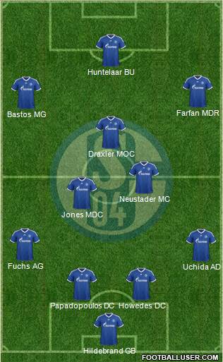 FC Schalke 04 Formation 2013