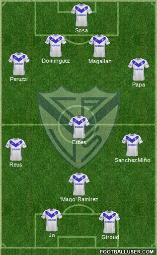 Vélez Sarsfield Formation 2013