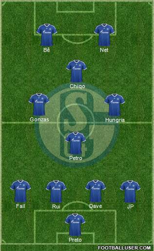 FC Schalke 04 Formation 2013