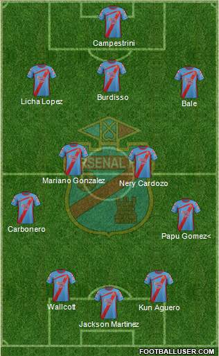 Arsenal de Sarandí Formation 2013