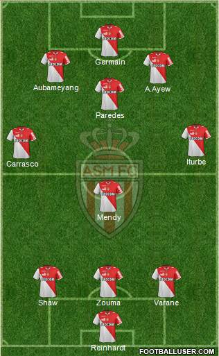 AS Monaco FC Formation 2013