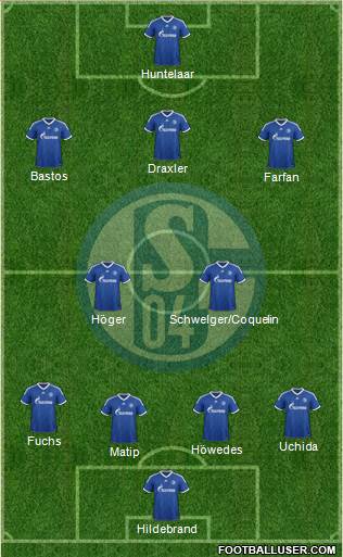 FC Schalke 04 Formation 2013