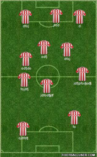 Stoke City Formation 2013