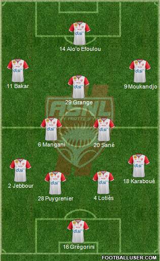 A.S. Nancy Lorraine Formation 2013