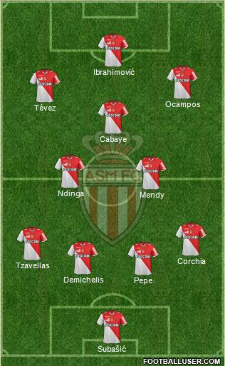 AS Monaco FC Formation 2013