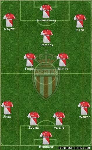 AS Monaco FC Formation 2013