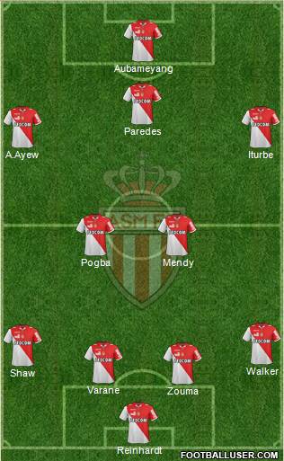 AS Monaco FC Formation 2013