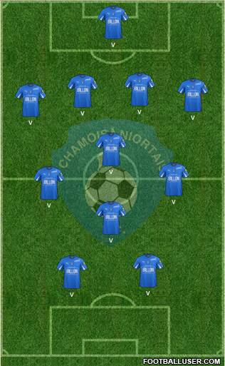 Chamois Niortais Football Club Formation 2013