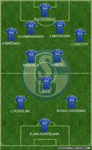 FC Schalke 04 Formation 2013