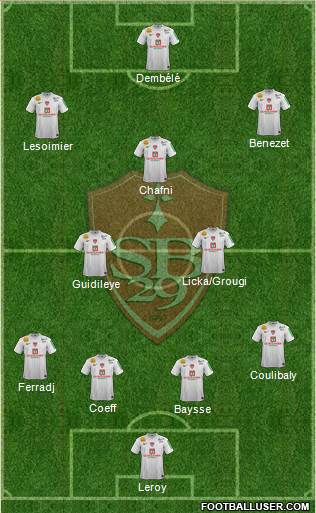 Stade Brestois 29 Formation 2013