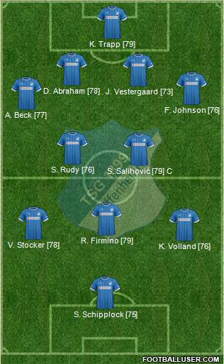 TSG 1899 Hoffenheim Formation 2013