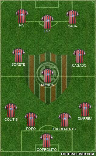 Chacarita Juniors Formation 2013