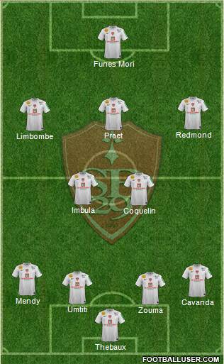 Stade Brestois 29 Formation 2013