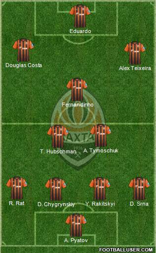 Shakhtar Donetsk Formation 2013