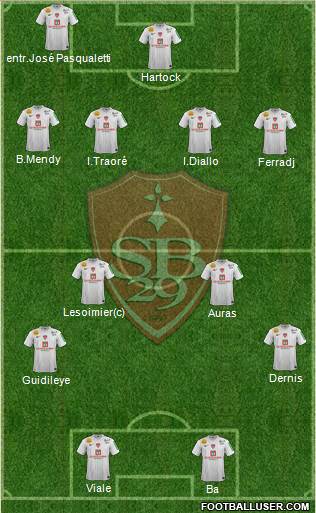 Stade Brestois 29 Formation 2013