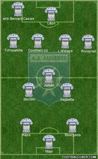 A.J. Auxerre Formation 2013