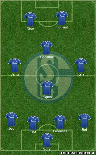 FC Schalke 04 Formation 2013