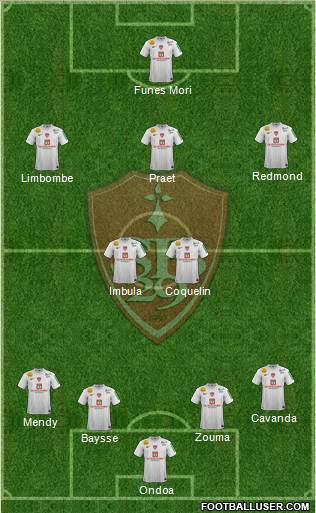 Stade Brestois 29 Formation 2013