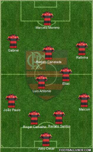 CR Flamengo Formation 2013