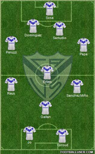 Vélez Sarsfield Formation 2013