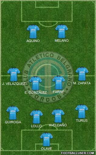 Belgrano de Córdoba Formation 2013