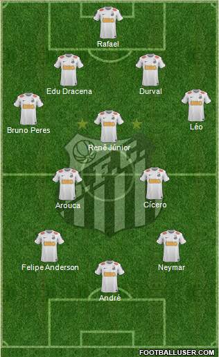 Santos FC Formation 2013