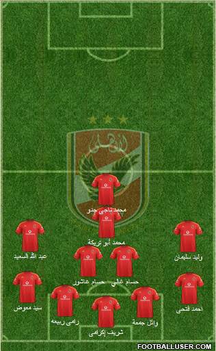 Al-Ahly Sporting Club Formation 2013