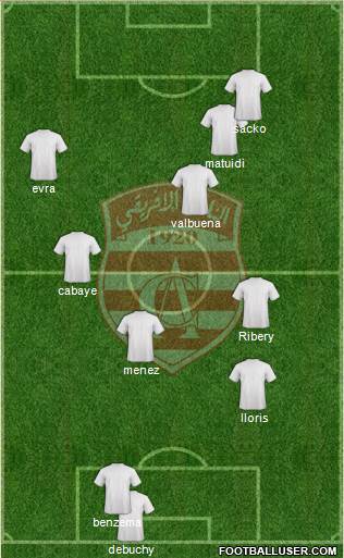 Club Africain Tunis Formation 2013