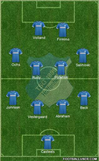 TSG 1899 Hoffenheim Formation 2013