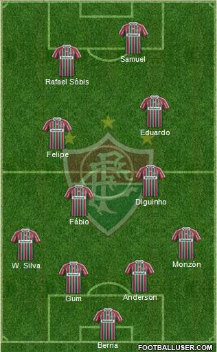 Fluminense FC Formation 2013