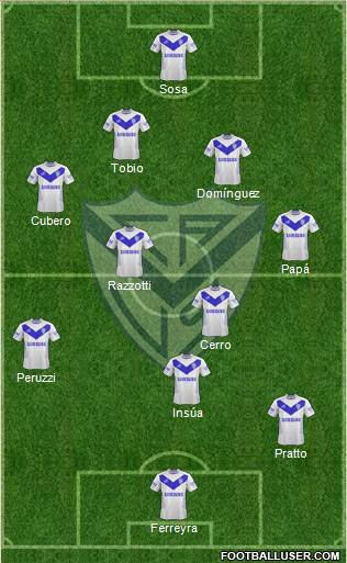 Vélez Sarsfield Formation 2013