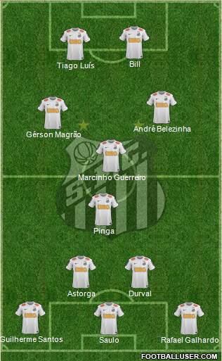 Santos FC Formation 2013