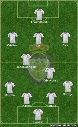 Real Jaén C.F. Formation 2013