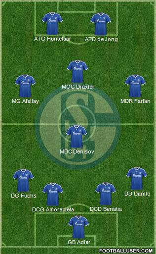 FC Schalke 04 Formation 2013