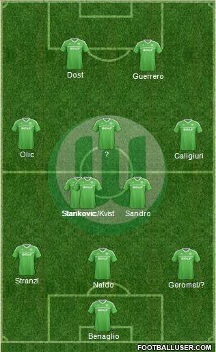 VfL Wolfsburg Formation 2013