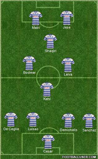 Queens Park Rangers Formation 2013