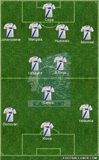 KAA Gent Formation 2013