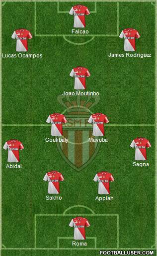 AS Monaco FC Formation 2013