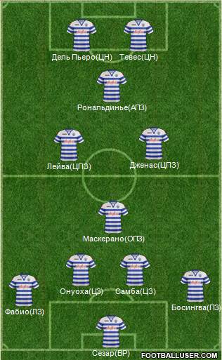 Queens Park Rangers Formation 2013