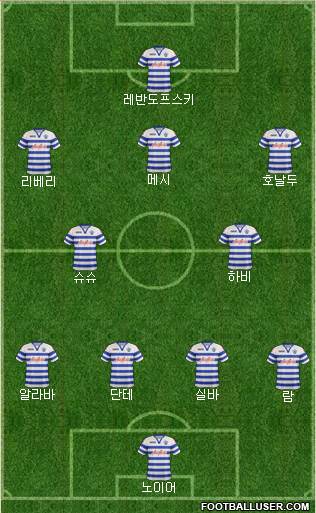 Queens Park Rangers Formation 2013