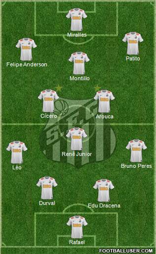 Santos FC Formation 2013