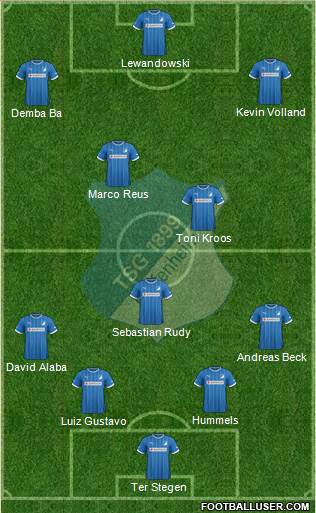 TSG 1899 Hoffenheim Formation 2013