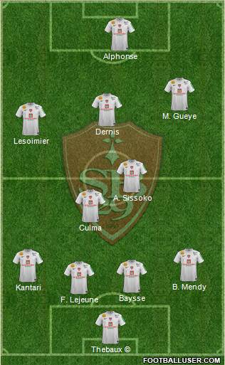 Stade Brestois 29 Formation 2013