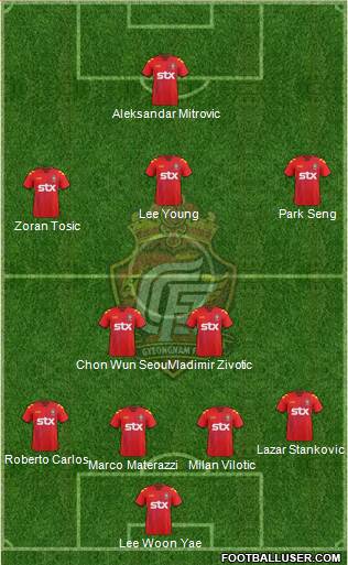 Gyeongnam FC Formation 2013