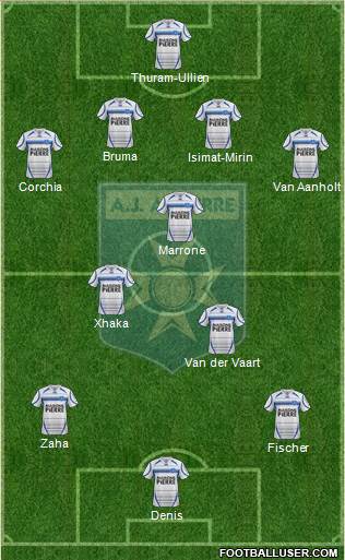 A.J. Auxerre Formation 2013