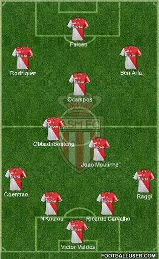 AS Monaco FC Formation 2013